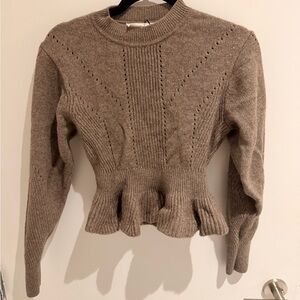 H&M Conscious Taupe Women's Sweater